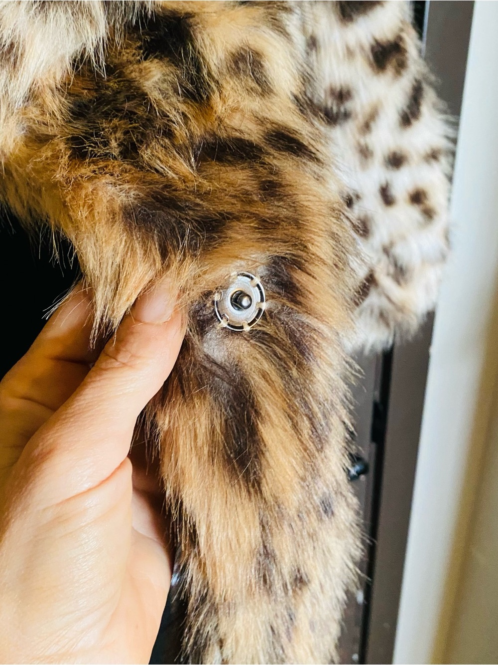 NWT Jessica Simpson SUPER SOFT Fur Jacket Leopard-Print - Picture 8 of 10